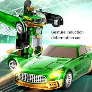 Voiture <span class=keywords><strong>Robot</strong></span> Télécommandée Électrique Transformable 1:16 avec Rotation à 360 Degrés – Jouet de Déformation Contrôlé à Distance - Product Image 2