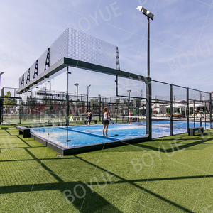 <span class=keywords><strong>La</strong></span> Fábrica Fabrica Pistas de Tenis con Techo, Pistas de Pádel Personalizables Diseñadas Específicamente para Entornos Exteriores - Product Image 2