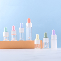 Flacons compte-gouttes en verre transparent colorés de 1 ml, 2 ml, 3 ml, 5 ml pour huiles essentielles et parfums – Modèle Macaron Mini en stock