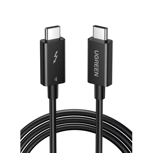 UGREEN Thunderbolt 4 Cable 6.6ft, 40Gbps Data Transfer 8K/60Hz Display 100W 5A USB C 3.1 Gen 2 Cable for iPhone 15
