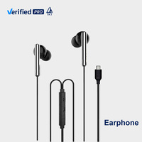 Headphone TKT Luxury Metallic Finish Wired Type-C dengan Remote 3 Tombol, Kualitas Suara Jernih untuk Smartphone, Bermain Game, Low-latency Esport