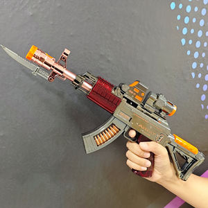 Mainan Senapan Elektrik Promosi Lucu, Senapan Mainan Semprotan dengan Lampu LED, Efek Suara dan Getaran, Model Senapan Mainan - Product Image 2