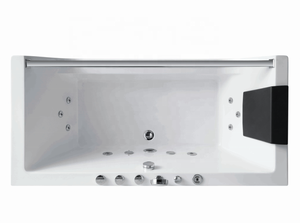 Baignoire <span class=keywords><strong>de</strong></span> massage moderne en acrylique <span class=keywords><strong>de</strong></span> petite taille <span class=keywords><strong>avec</strong></span> fonction <span class=keywords><strong>de</strong></span> bulles d'air et cascade, pour hôtel <span class=keywords><strong>de</strong></span> luxe, spa, <span class=keywords><strong>jacuzzi</strong></span> Foshan - Product Image 2
