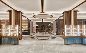 Tùy Chỉnh Ra38 Vẻ Đẹp Cửa Hàng Hiển Thị Trung Tâm Nước Hoa Cửa Hàng Thiết Kế Nội Thất Nước Hoa Cửa Hàng Bằng Gỗ Tường Tủ Kim Loại Khung Hiển Thị Giá - Product Image 3