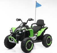 Quad électrique 12V pour enfants, véhicule tout-terrain en plastique avec télécommande 2.4G pour 2-4 et 3-8 ans