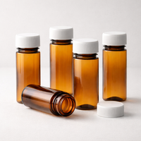 Nouveauté : flacons en plastique miniatures de 30 ml, non toxiques, robustes, avec étiquette personnalisée, pour le stockage de capsules en pharmacie