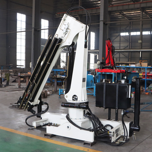 รถเครนติดรถบรรทุก BOB-LIFT ขนาด 2 ตัน แบบพับได้ พร้อมเครื่องยนต์นำเข้าและปั๊มไฮดรอลิก Shenfu สำหรับยกท่อและหลอด - Product Image 1