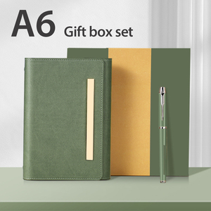 Tùy chỉnh tổ chức Nhật ký A5 PU da chấm undated bìa cứng Tạp Chí hàng tuần hàng tháng kế hoạch máy tính xách tay với bút - Product Image 6