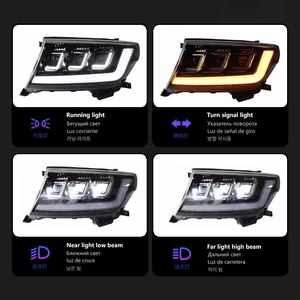 Phares HETOP pour Toyota Land Cruiser 2007-2015 FJ200 LC200 – Amélioration <span class=keywords><strong>LED</strong></span>, feux de jour (DRL) et clignotants, lentilles modifiées, phares avant - Product Image 3