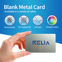 Tarjetas Metálicas de Lujo con Acabado Negro Mate, Grabado Láser de Logotipo, Acero Inoxidable, Aluminio, Tarjetas de Visita Metálicas Personalizadas en Blanco