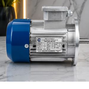 Moteur triphasé 0,5 CV 2880 tr/min, corps en aluminium, 2 pôles, montage sur pied, moteur électrique pour pompes et compresseurs - Product Image 3