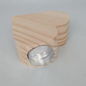 Artigianato in legno portacandele a forma di <span class=keywords><strong>cuore</strong></span> in legno naturale per la decorazione della casa - Product Image 2