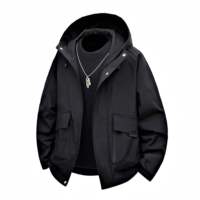 Ventes en gros de vestes de pilote pour hommes de haute qualité, vestes à capuche pour l'extérieur, nouvelles vestes décontractées de style streetwear pour hommes