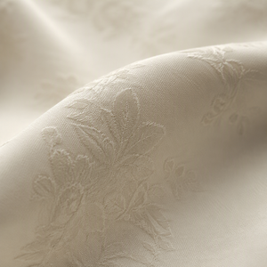 Tissu Jacquard Brocart Français Doré 100% Polyester Textile Floral pour Robe et Vêtement de Mariage - Product Image 6