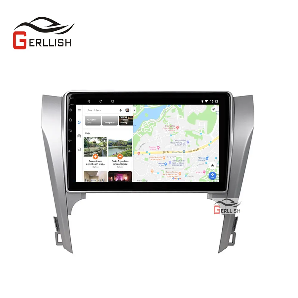 Gerllish วิทยุติดรถยนต์มัลติมีเดีย,วิทยุรถยนต์สำหรับ Toyota Camry 2012 2013 2014ระบบนำทาง GPS