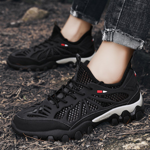 Chaussures de sport et de randonnée respirantes en maille pour hommes, été 2026, légères, pour la marche aquatique et la randonnée en rivière - Product Image 3