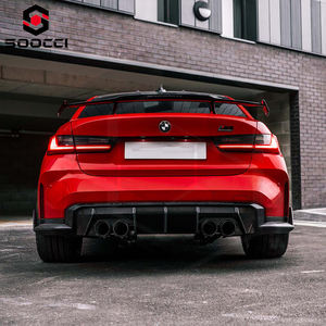 موزع هواء خلفي (ديفيوزر) من ألياف الكربون الجافة طراز MP للجزء السفلي من المصد الخلفي للسيارة، طقم هيكل لسيارات BMW G80 G81 M3 G82 G83 M4 Competition - Product Image 6