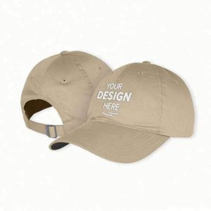 Best Dad <b>Gift</b> 100% Cotton 6-Panel Golf Hat Curved Brim Sports Baseball Cap Featuring Custom 3D Embroidered Leopard Dot Left Logo - Product Image 1