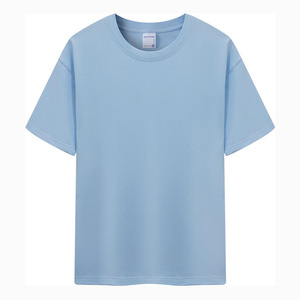 Customizable Cotton Crew Neck T-Shirt 300g Solid Color Short Sleeve For Leisure Workwear Uniforms - Product Image 3