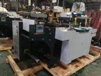 Machine de découpe et de refendage d'étiquettes GPD-350, machine de découpe à plat pour étiquettes imprimées (haute vitesse) Rouleau à rouleau ou rouleau à feuille