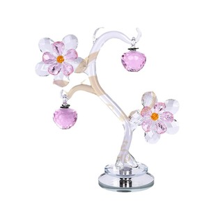 Árbol Decorativo de Cristal Tian Hu, Color Rosa, Hecho a Mano, para Decoración del Hogar, Sala de Estar u Oficina - Product Image 5