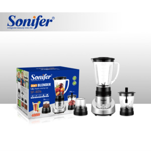 Sonifer SF-8016 Kitchen Appliances Detachable Plastic Cup Multi-function Grinder Meat 3 in 1 Food <strong>Chopper</strong> <strong>Blender</strong> - Product Image 2