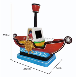 Nouveau <span class=keywords><strong>jeu</strong></span> vidéo intérieur 2 places Machine d'amusement <span class=keywords><strong>bateau</strong></span> <span class=keywords><strong>pirate</strong></span> Kiddie Ride vidéo interactive à pièces 220v centres commerciaux pour enfants - Product Image 5