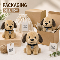 Peluche chiot gris clair à blocs de couleur personnalisés, vente en gros, faible MOQ, fabricant d'animaux en peluche OEM ODM, direct usine, peluche amusante