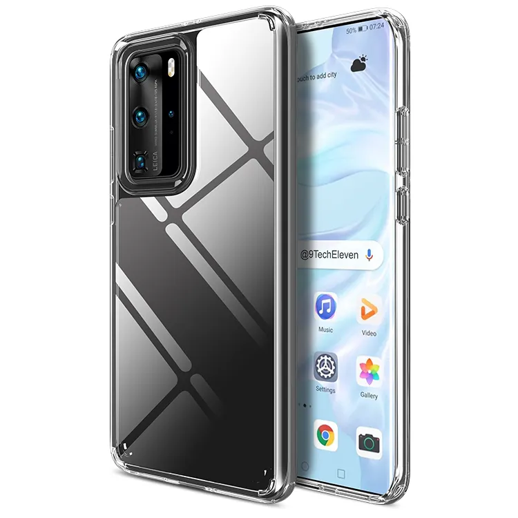 Luxury Protection Tempered Glass Mobile Phone Case For Huawei P40 P40 Pro P30 P20 Mate 30 20 Pro Case