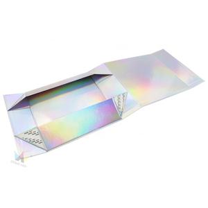 Crown Win Rigid Cardboard Foldable <b>Gift</b> Box with Matt Lamination <b>Eco</b>-Friendly Custom Logo & Holographic Design - Product Image 3