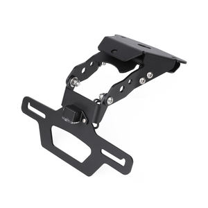 Support de plaque d'immatriculation noir avec éclairage LED pour Aprilia RSV4 1100 /Factory 2021-2025, cadre de fixation pour modification de moto - Product Image 1