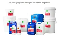 Résine époxy transparente à des fins d'eau artificielle dans des vases en verre pour de faux faux motifs de fleurs artificielles d'eau