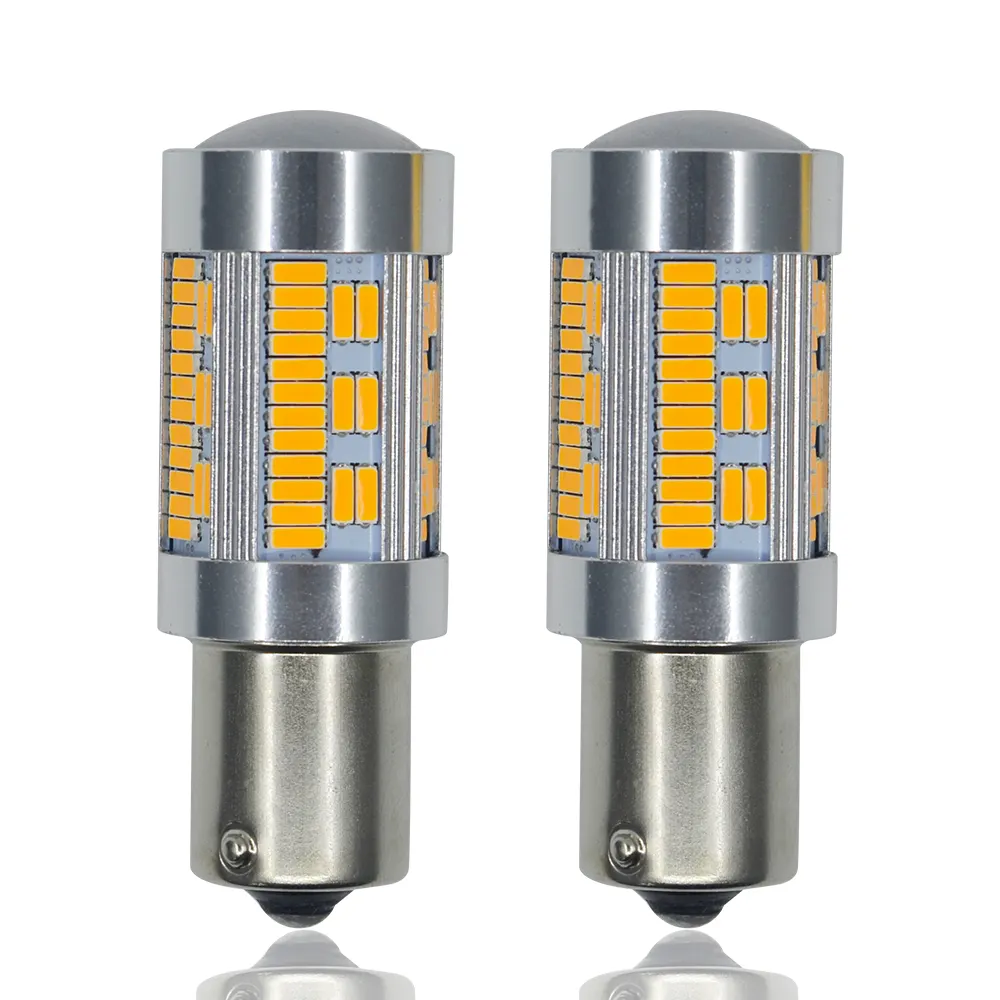 Лампа светодиодная сверхъяркая 1156 высокой мощности 1157 t20 t25 4014 105smd, светодиодная лампа для автомобильного тормоза, указатель поворота, желтый красный