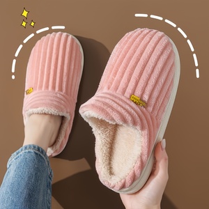 Pantoufles pour femmes de haute qualité avec semelle en TPR, doublure en fourrure, pantoufles moelleuses pour femmes de haute qualité - Product Image 3