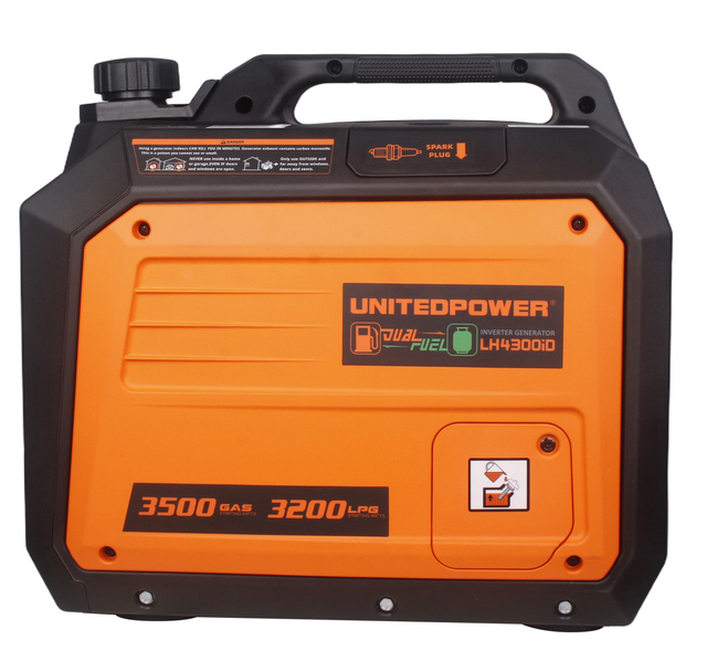 Portable 3000W/3500W 4-Stroke CO Inverter Generator with Fast Charging 110V AC Single Phase 50/60Hz Solar 2-Year Warranty