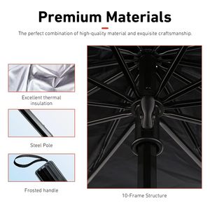 Car Sunshade <b>Window</b> Outdoor Sunshade Windshield Glass Custom Protective Cover Sunscreen Retractable Car Umbrella - Product Image 3