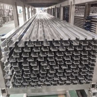Conception de profils de meubles modernes du fabricant, Aluminium caché, alliage d'aluminium 6063, carré en alliage de 1.50 Mm