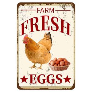 Letrero Metálico Personalizado con Diseño de <span class=keywords><strong>Granja</strong></span>, Mercado de Agricultores, Fresco y Orgánico, Clásico, para Exteriores, Decoración de Pared para Casa o Cuarto de Hombre - Product Image 4