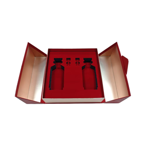 Coffret cadeau <span class=keywords><strong>calendrier</strong></span> <span class=keywords><strong>de</strong></span> <span class=keywords><strong>l</strong></span>'<span class=keywords><strong>avent</strong></span> pour <span class=keywords><strong>vin</strong></span> <span class=keywords><strong>rouge</strong></span> aseptique, en carton rigide gris recyclable, protection UV, fermeture magnétique, logo personnalisé, finition mate - Product Image 3