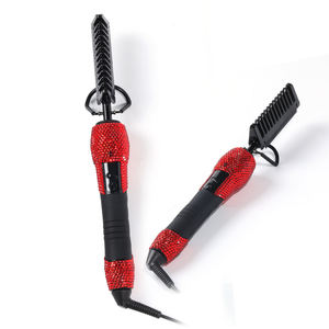 Wholesaleプライベートラベルカスタムプレスコーム電気ホット髪櫛高熱ブリンブリン500度ホット髪櫛 - Product Image 4