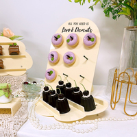 Présentoir de table à desserts style crème de Guangzhou, support à gâteaux d'anniversaire, plateau à pâtisseries en acrylique pour buffet froid de mariage et pause thé