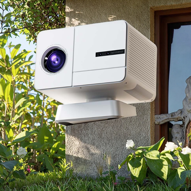 Custom 1080P 400 ANSI Built-In Speakers Portable Projector Auto Focus Keystone Correction B2B OEM/ODM Smart Home Theater