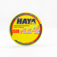 HAYA 100% PE X4 PE Geflochtene Angelschnur Ver dünner Starke Kraft Alle Farben 150M für das Stream Lake River Angeln aus Polyethylen