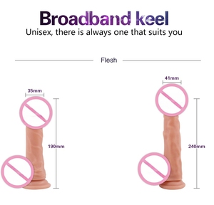 Extra Großer Tragbarer Dildo Paar-Sexspielzeug Erotikprodukte Verstellbarer Gürtel Verstärktes Design Weich Wasserdicht Realistisches <span class=keywords><strong>Penis</strong></span>-Design - Product Image 6
