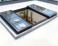 Moteur de fenêtre de toit coulissante électrique horizontale, étanche et isolante pour véranda et application de toiture de loft