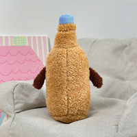 UYEAH CE Vente en gros Usine Peluche douce personnalisée en forme de bouteille de bière, en coton rembourré, design de dessin animé, mascotte d'anime, jouet en peluche, cadeaux