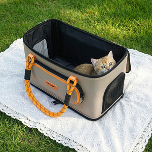 YBtoopet <b>Pet</b> <b>Carrier</b> Handbag Breathable Oxford Fabric 3-5kg Cat Travel Bag Portable With Shoulder Strap - Product Image 4