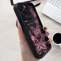 Nouvelles Coques de Téléphone de Luxe Papillons pour iPhone 17 Air 16 15 Plus Pro Max 14 13 12 11 X XR – Housse Arrière de Protection Antichoc