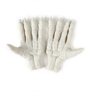 Fête d'Halloween Effrayant Monstre Squelette Os Griffe Main Faucheuse Gants Fête Habiller Props Doux TPR Décompression Jouets Partyware - Product Image 2