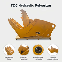 Pulvérisateur hydraulique fixe pour excavatrice, concasseur de béton, attache de démolition certifiée CE, couple élevé pour 7-35 tonnes